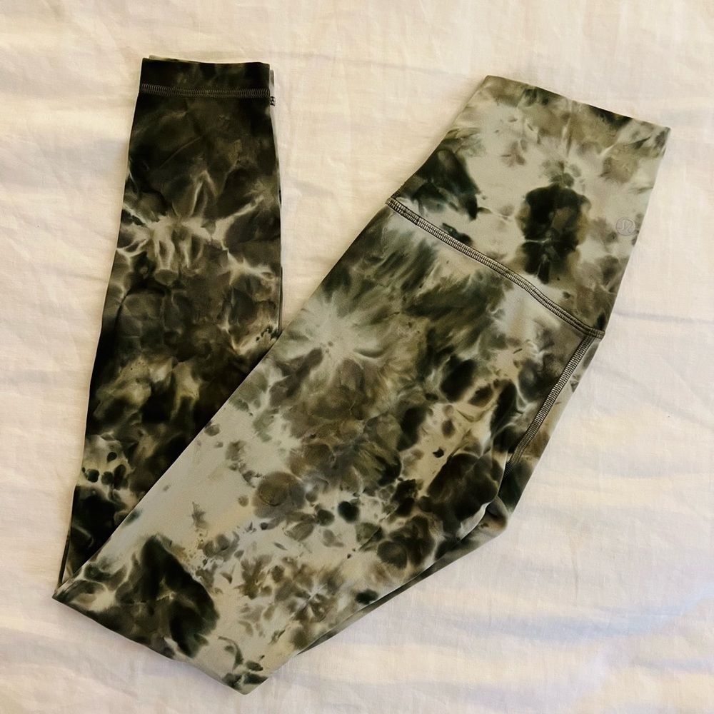 NWOT Lululemon Align High-Rise Leggings in Light Sage Diamond Dye
